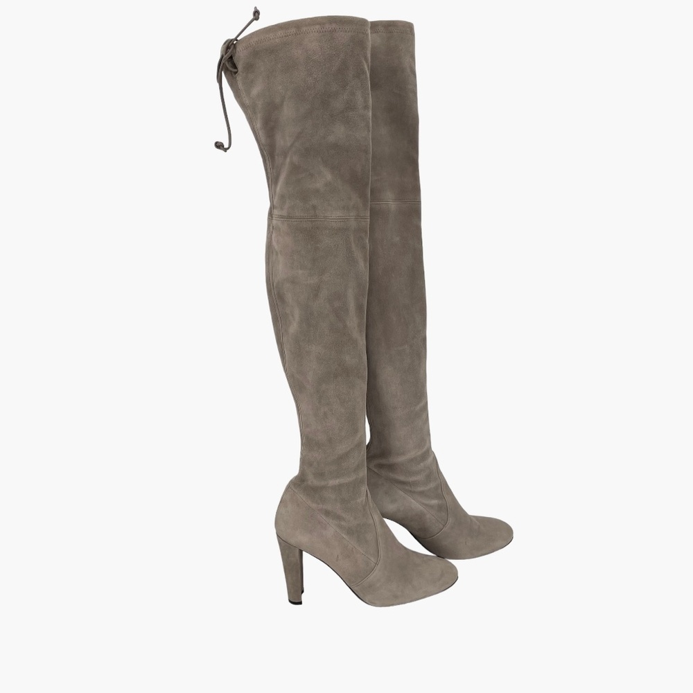 Stuart Weitzman Gray Suede Highland‎ Boot - Picture 3 of 14